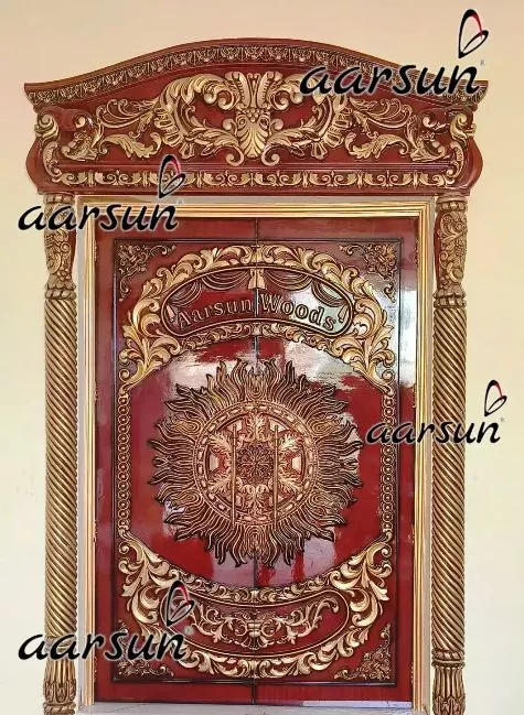 सॉलिड वुड में नवीनतम फ्रंट डबल