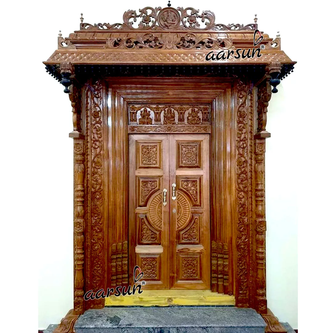 पूजा कक्ष डबल दरवाजा