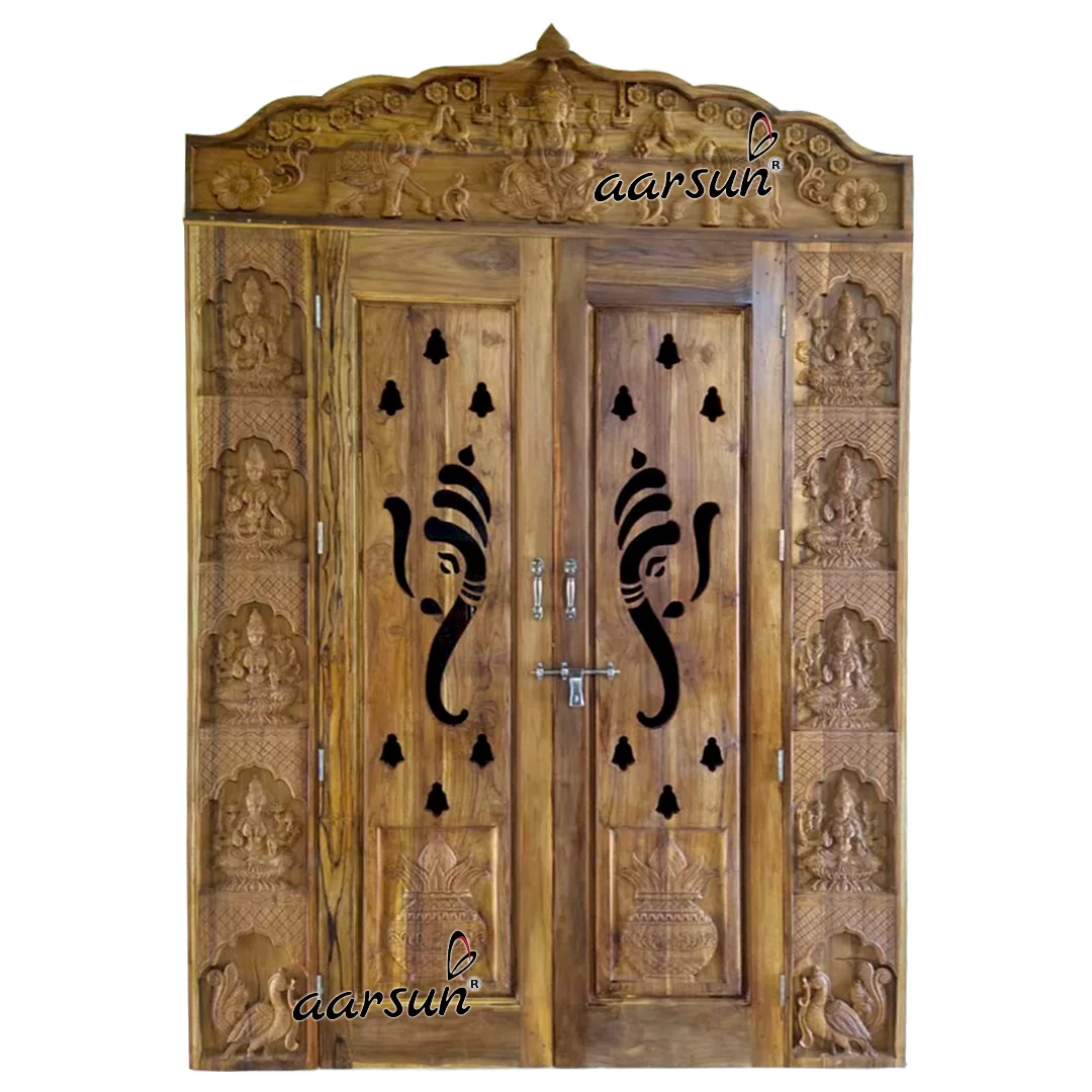 पूजा कक्ष डबल दरवाजा