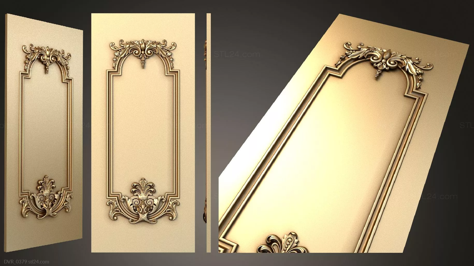 CNC Carved Door view 3
