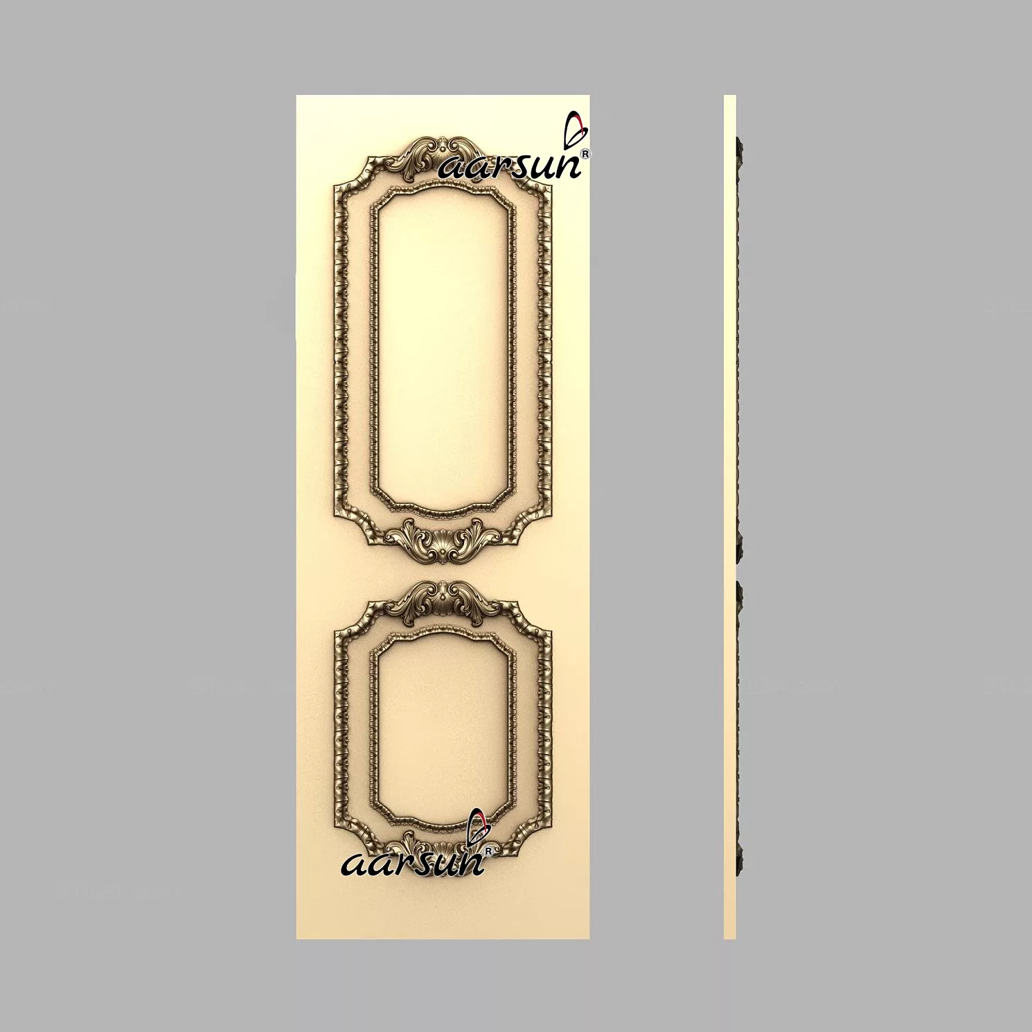 Carved 3D Single Door