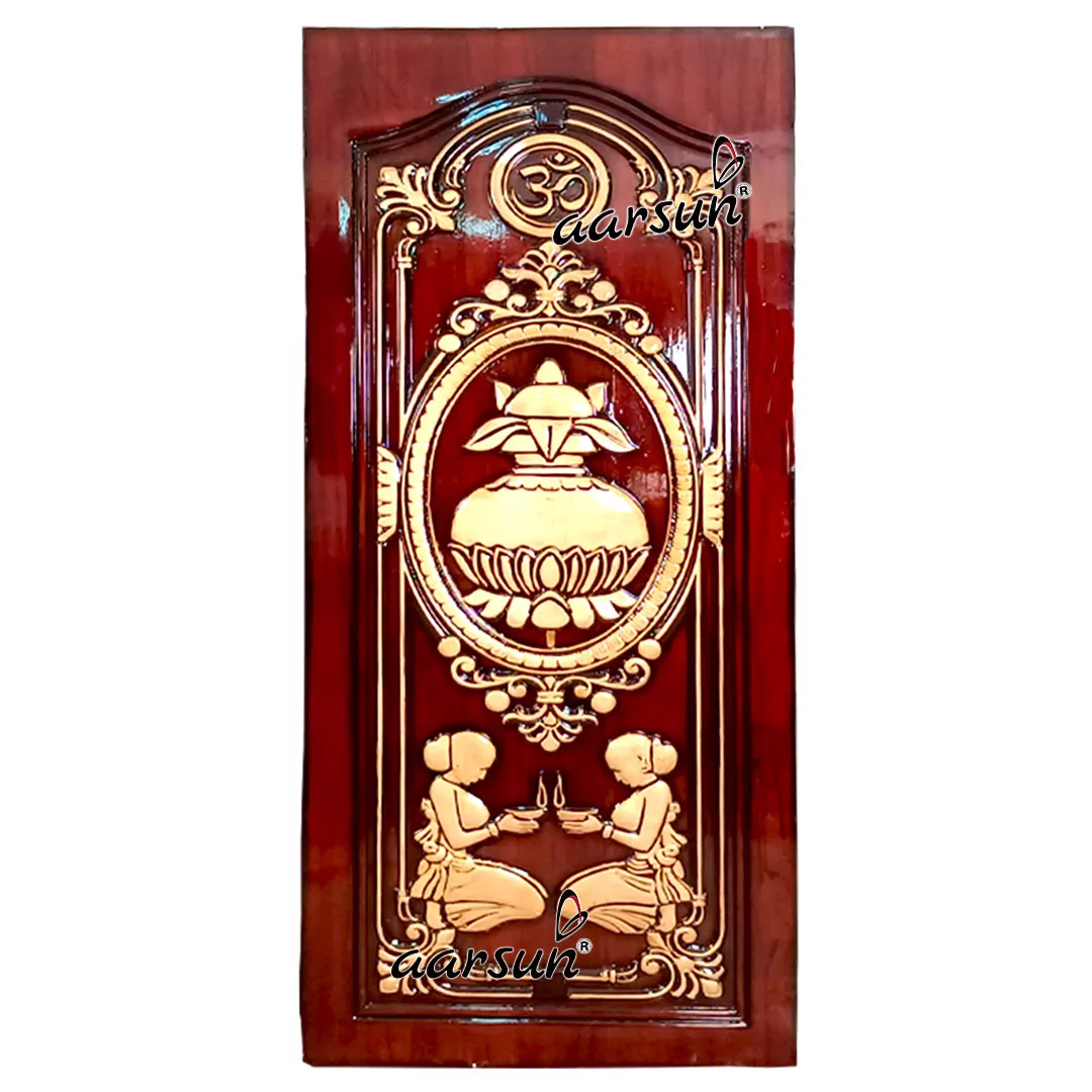 Divine Pooja Room Door design