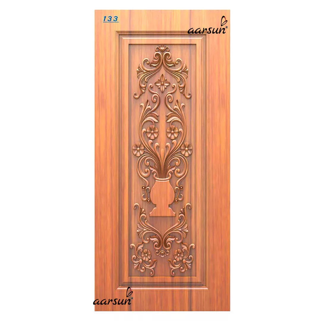 Elegant Floral Carved