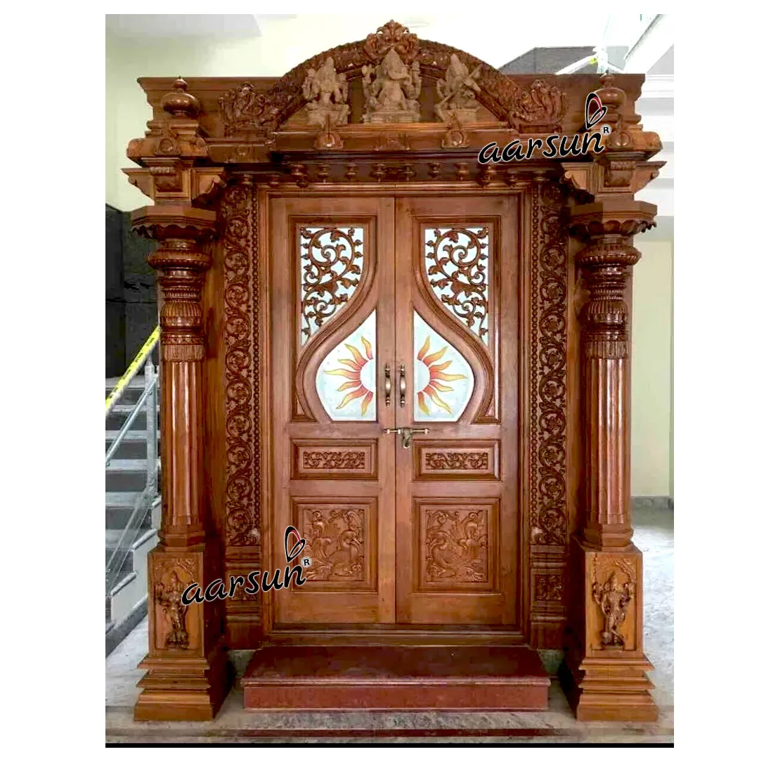 Elegant Pooja Room Door
