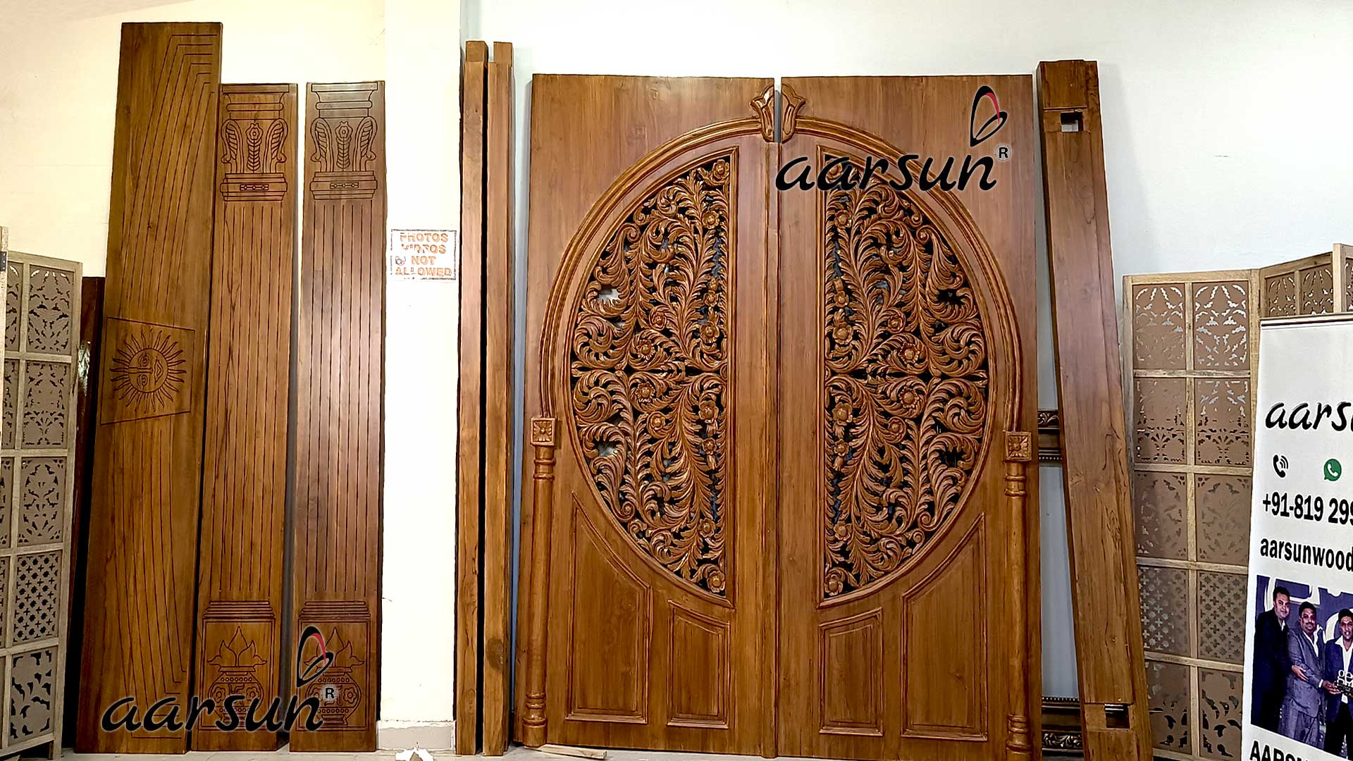 Front Double Door Design view 5