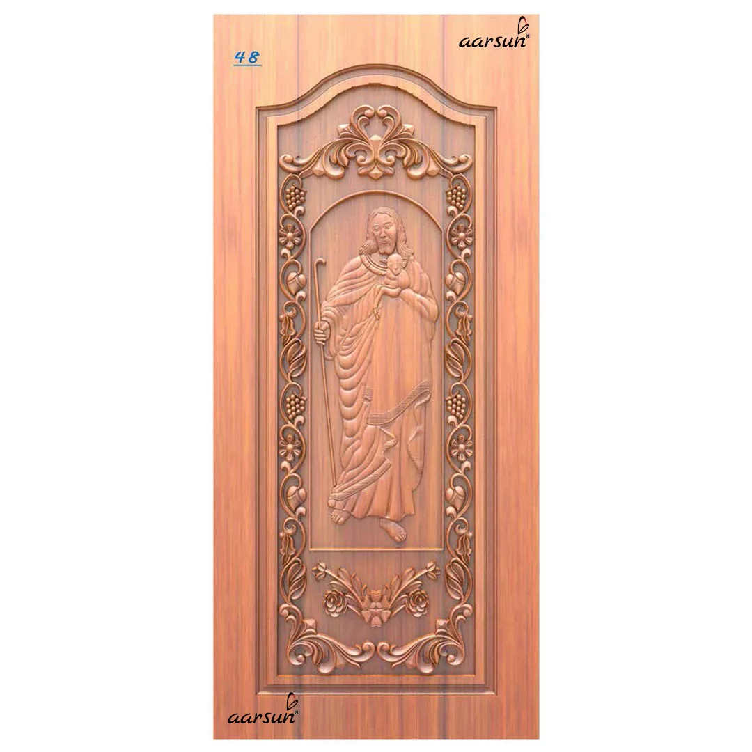 Jesus Christ Carved Door