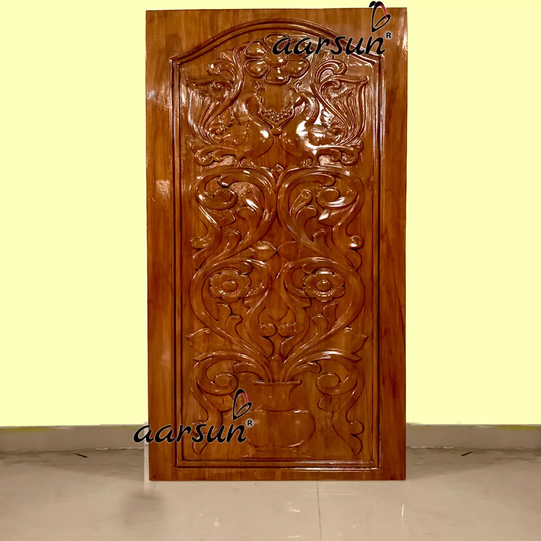 Main Door Design in Solid Teak