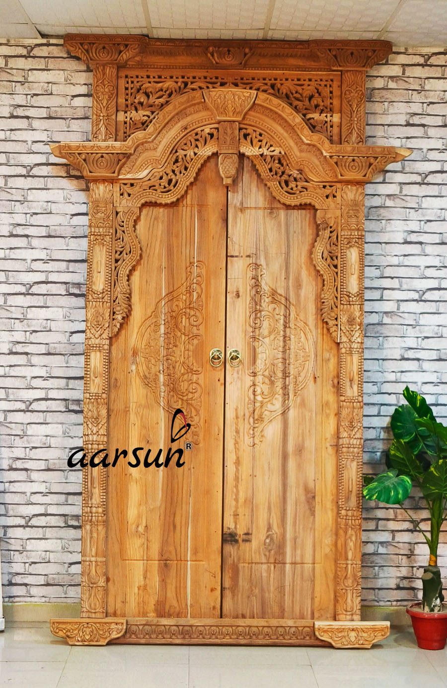 Main Door in Teak Wood, Double Door, Living Room Door