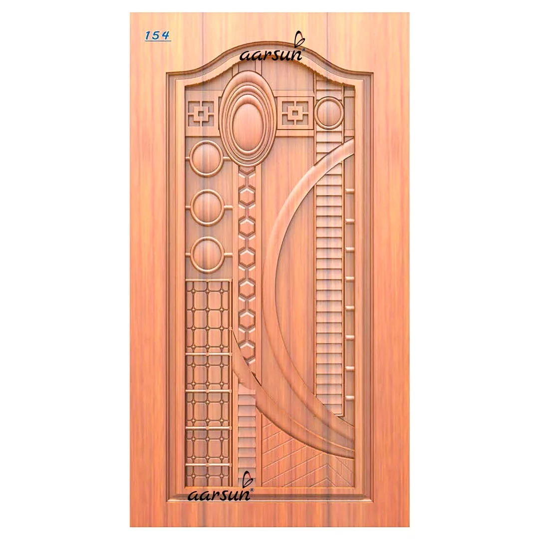 Modern Door with Abstract