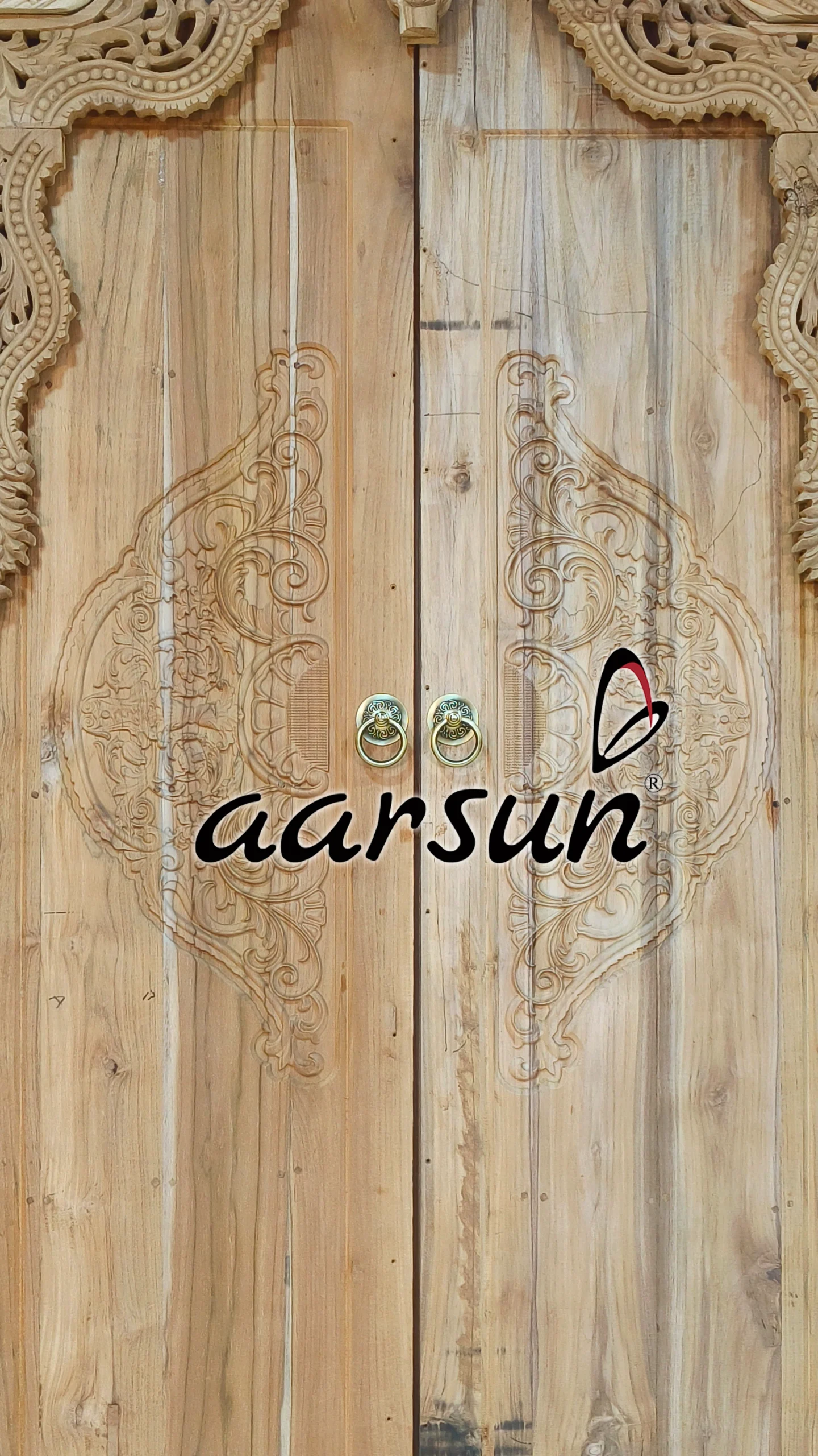 Wooden Door With Intricate Carving view 8